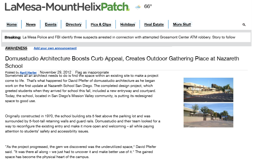 La Mesa Mount Helix Patch - November 29, 2012